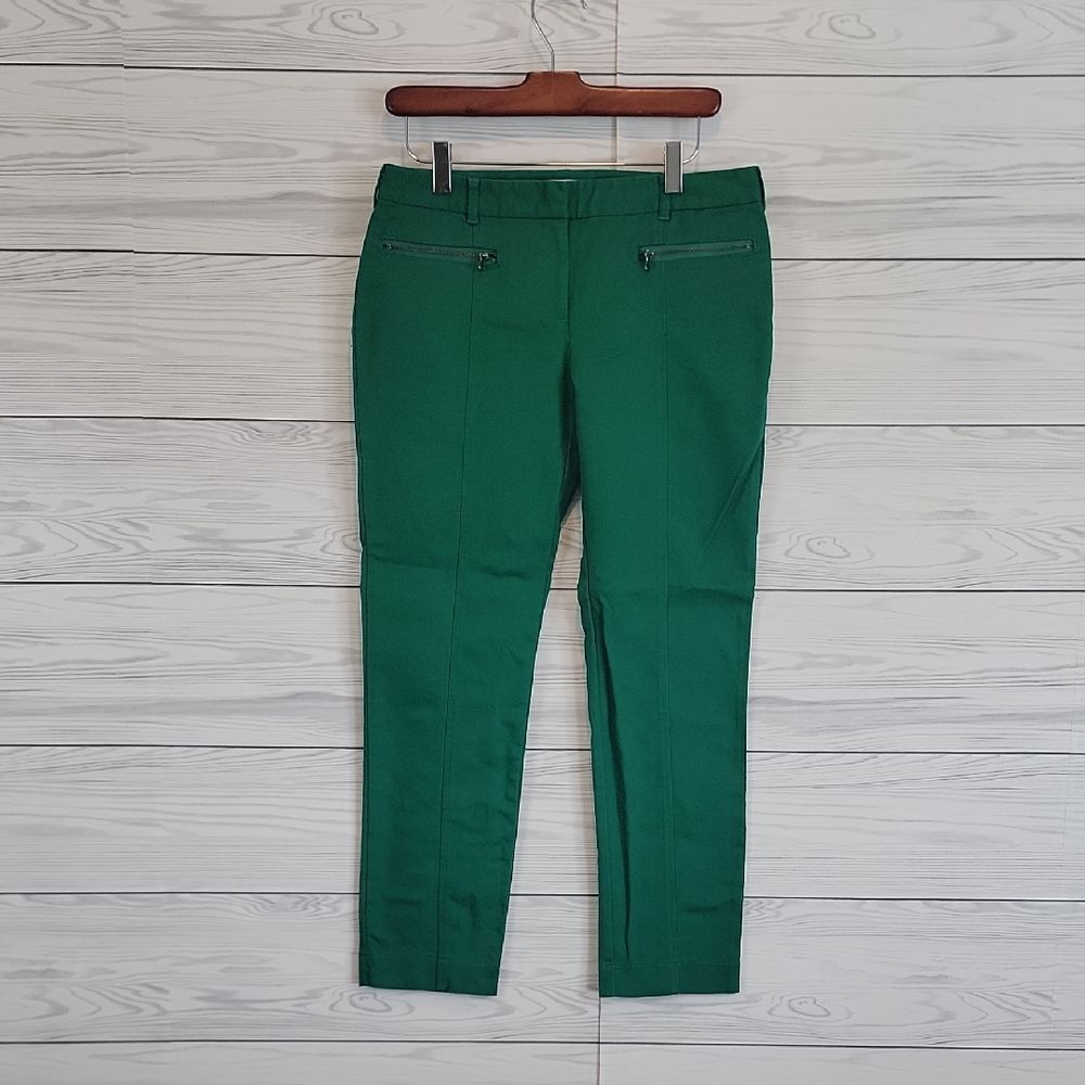 Kenneth Cole Cropped Pants Shamrock Green Womens Size 4